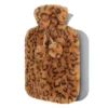 Bouillotte Eau Chaude Léopard Premium En Fausse Fourrure Polaire Marron -Monin Sirop Store BouillotteeauchaudeLeopardPremiumenFausseFourrurePolaireMarron