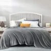 Dessus De Lit "Margaux" Gris En Simili Flanelle Luxueuse 2 Dessus De Lit "Margaux" Gris En Simili Flanelle Luxueuse -Monin Sirop Store DessusdelitMargauxanthraciteenflanelleluxueuseLePlaidFrancais