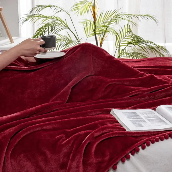 Jeté De Canapé Bordeau En Simili Velours Fin Et Soyeux -Monin Sirop Store JetedecanapelaineCelineBordeauenveloursfinsoyeuxLePlaidFrancais