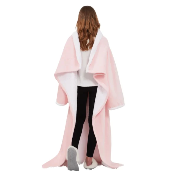 Plaid Cocooning Géant Rose - Couverture Douillette Avec Doublure Polaire 13 Plaid Cocooning Géant Rose - Couverture Douillette Avec Doublure Polaire -Monin Sirop Store Plaidcocooningcosyrose