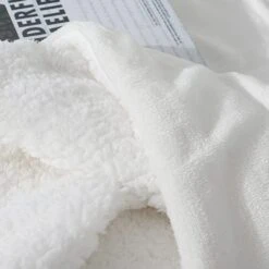 Plaid Polaire "Blandine" Blanc Doublé Avec Fourrure Sherpa -Monin Sirop Store PlaidflanelleBlandineblancCouverturePolaireenFourrureSherpaLePlaidFrancais