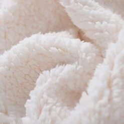 Plaid Polaire "Blandine" Blanc Doublé Avec Fourrure Sherpa -Monin Sirop Store PlaidmicrofibreBlandineblancCouverturePolaireenFourrureSherpaLePlaidFrancais