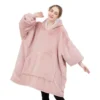 Pull Pilou Pilou Femme Rose - Sweat à Capuche Géant à Doublure Polaire 2 Pull Pilou Pilou Femme Rose - Sweat à Capuche Géant à Doublure Polaire -Monin Sirop Store piloupiloufemmerose