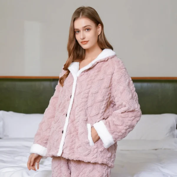Pyjama Pilou Pilou Femme Rose - Molleton Doux Et Doublure Polaire Intérieure -Monin Sirop Store piloupilourose 43ca8e1b f592 45a8 a766 9ab5bf889d7c