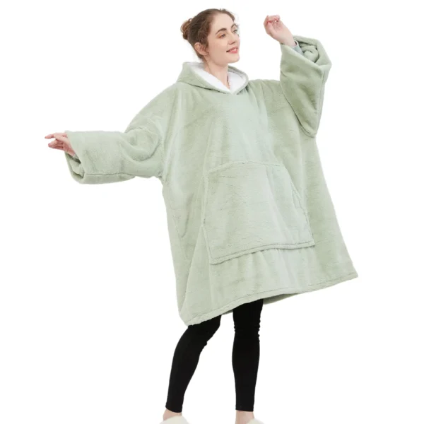 Pull Pilou Pilou Femme Vert - Sweat à Capuche Géant à Doublure Polaire -Monin Sirop Store pullacapuchepiloupiloufemmevert