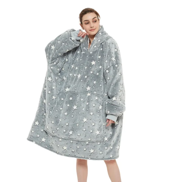 Sweat Plaid Nuit Étoilée - Pull Plaid Polaire Femme Brillant -Monin Sirop Store pullplaidfemmeetoileslumineuses