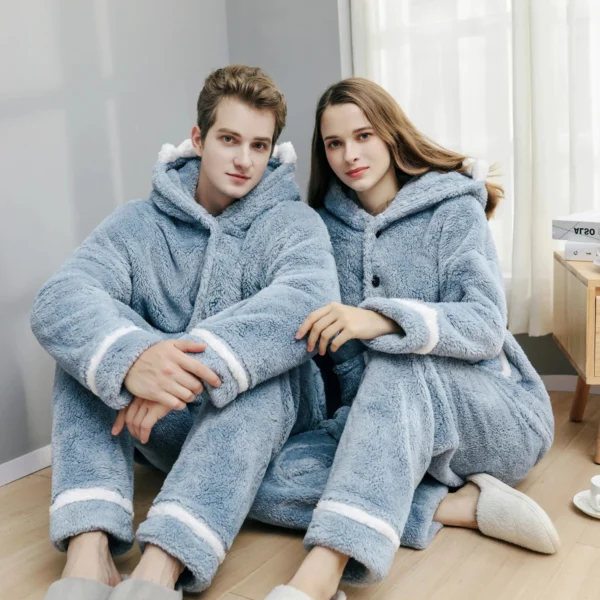 Pyjama Pilou Pilou Femme Bleu Clair - Molleton Doux Et Doublure Polaire Intérieure -Monin Sirop Store pyjamapiloupiloubleumolletondoublurepolaire e4f555d1 0224 46d2 8ce5 cbce6ad6d83c